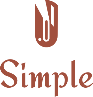 création de logo Simple