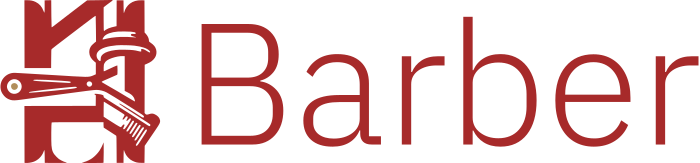 Barber logo design