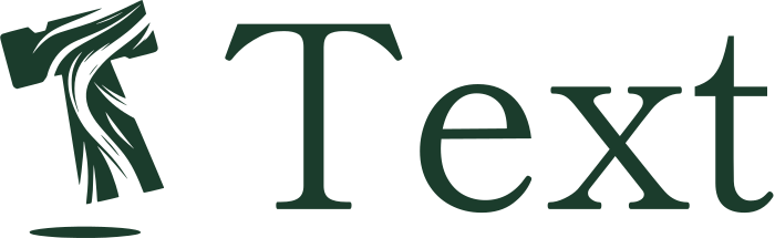 Text logo design