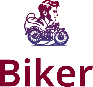 Biker logo design