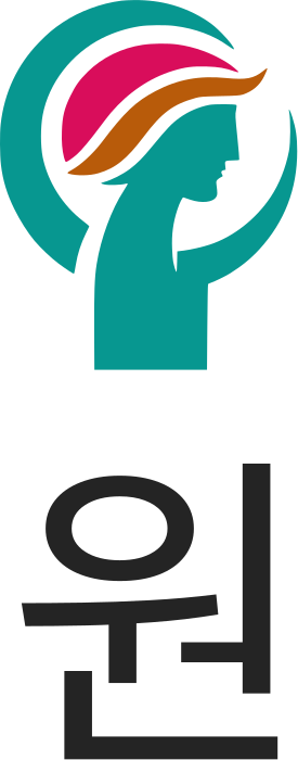 원 logo design