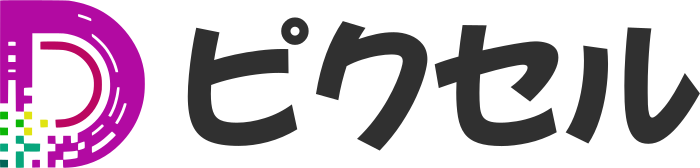 ピクセル logo design