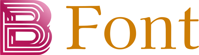 Font logo design