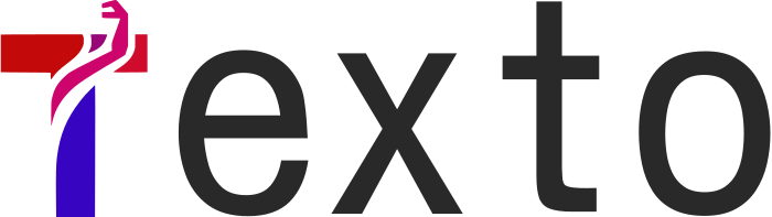 Texto logo design