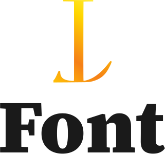 Font logo design
