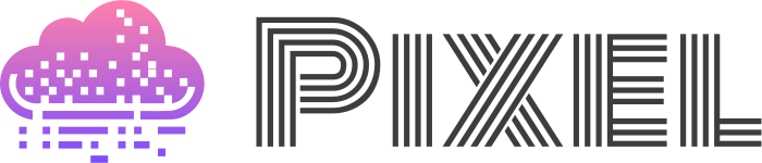 Pixel logo design