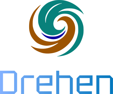 Drehen logo design