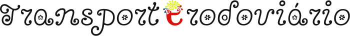 Transporte rodoviário logo design