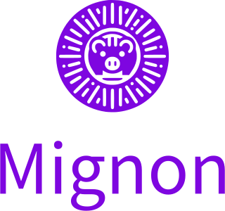 Mignon logo design