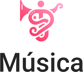 Música logo design