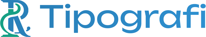 desain logo Tipografi