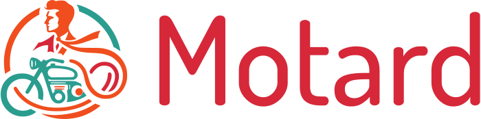 création de logo Motard