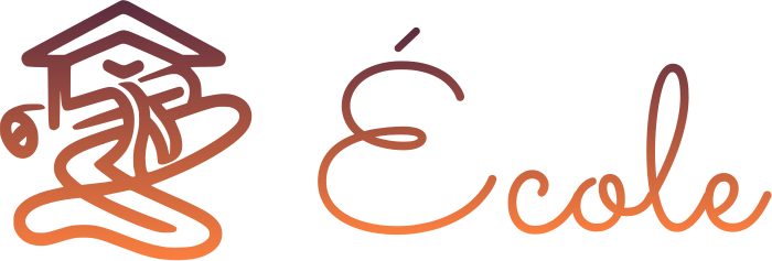 École logo design