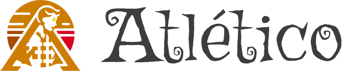Atlético logo design