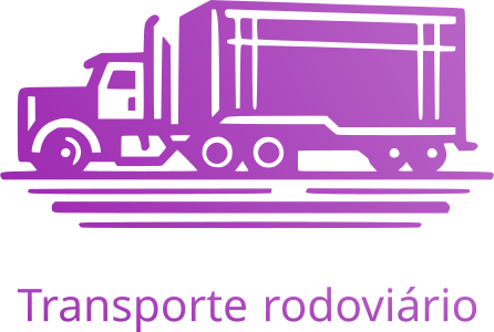 Transporte rodoviário logo design