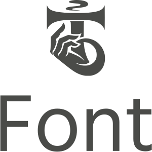 desain logo Font