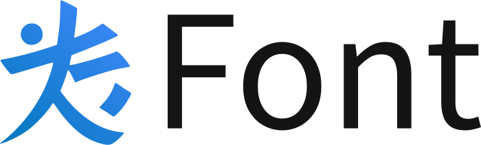 Font logo design