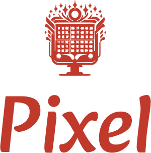 Pixel logo design