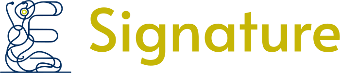 Signature logo design