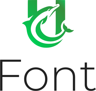 Font logo design
