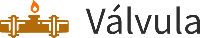 Válvula logo design