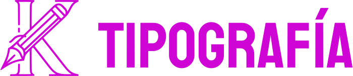 Tipografía logo design