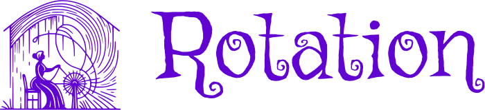 Rotation logo design