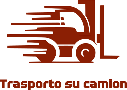 Trasporto su camion logo design