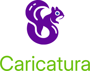 Caricatura logo design