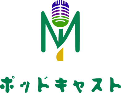 ポッドキャスト logo design