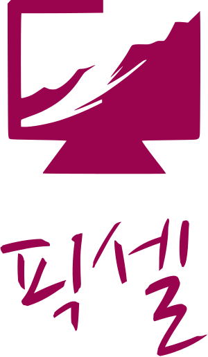 픽셀 로고 디자인