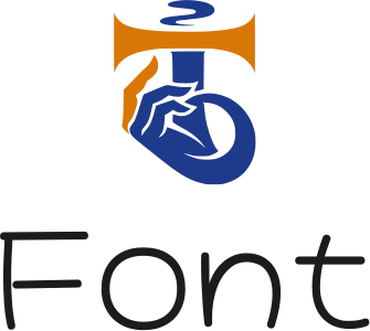 Font logo design