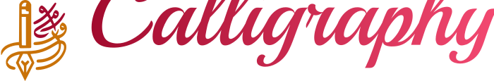 Calligraphy logo design