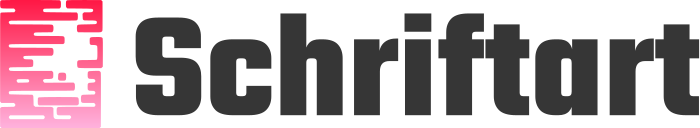 Schriftart logo design