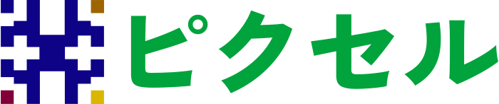 ピクセル logo design