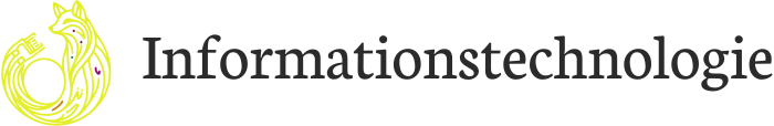 Informationstechnologie logo design