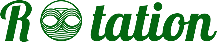 Rotation logo design