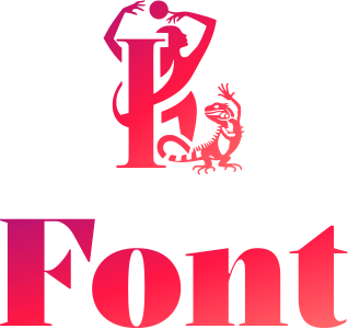 Font logo design
