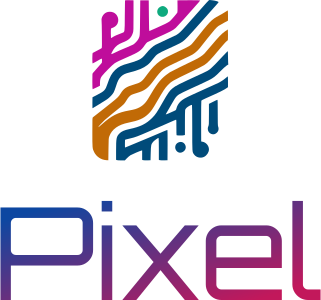 Pixel logo design