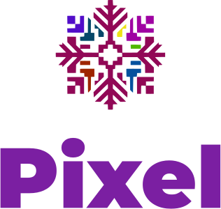 Pixel logo design