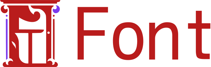 Font logo design