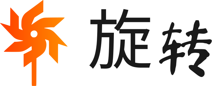 旋转 logo design