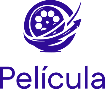 Película logo design