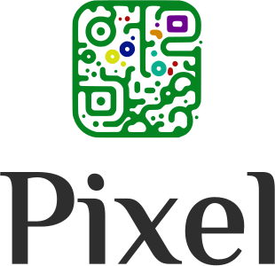 Pixel logo design