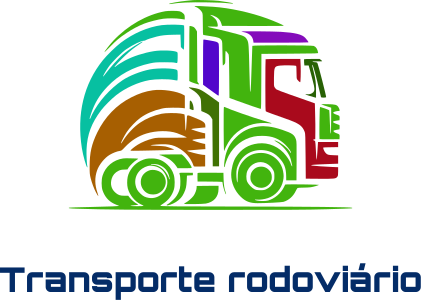 Transporte rodoviário logo design