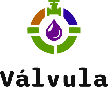 Válvula logo design