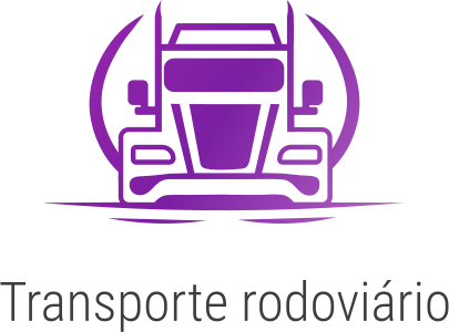 Transporte rodoviário logo design