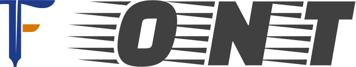 Font logo design