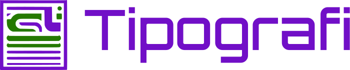 desain logo Tipografi