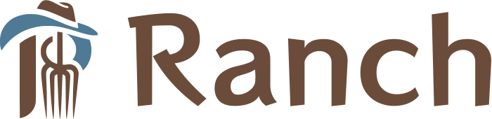 design del logo Ranch